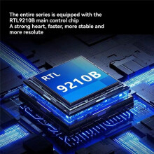 RGB Hard Drive Enclosure External to Type-C 7mm HDD SSD Case 10Gbps for NVME M.2 2280 M Key B Key B/M Key