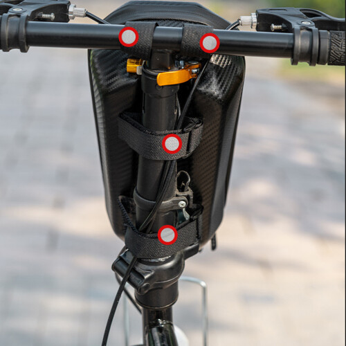 Electric Scooter Bag Waterproof 4L Handlebar Mount 1