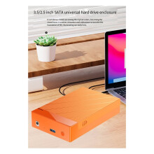 2.5/3.5 Inch HDD Case USB3.0 to External Hard Drive Support 22TB Hard Drive Enclosure 5Gbps High Speed Adapter C