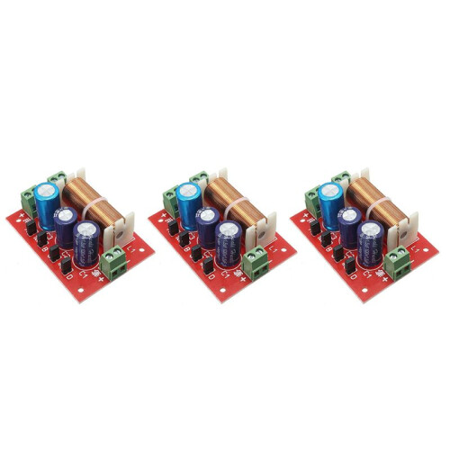 3X 400W Speaker Crossover 2 Way High-Low 4-16 Ohm Frequency Divider for Speaker 1