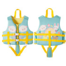 (Light Blue,L)Kinder Wasserrettungsweste mit weicher Polsterung zum Schwimmen Drift Spielen und