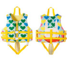 (Green,M)Kinder Wasserrettungsweste mit weicher Polsterung zum Schwimmen Drift Spielen und