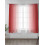 Sheer Voile Curtains Red White Gradient 52x72 Rod Pocket 2 2