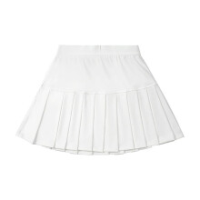 Girls Solid Color Tennis Skirt White Size 5-14 Years
