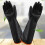 Black Industrial Chemical Gloves Double-Layer Thick Rubber 2