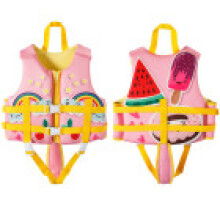 (Pink,XL)Kinder Wasserrettungsweste mit weicher Polsterung zum Schwimmen Drift Spielen und