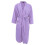 Unisex Violet Waffle Bathrobe Quick-Drying Comfortable 5