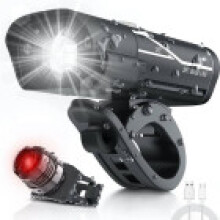 Rechargeable Bike Light Set Headlamp Super Bright Waterproof Flashlight Safety