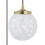 Pendant Ceiling Light Multi Arm 3 Way Gold Globe Shades Dimmable Adjustable 4