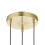 Pendant Ceiling Light Multi Arm 3 Way Gold Globe Shades Dimmable Adjustable 5