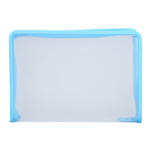 A4 Transparent Zipper Pouch Lightweight Plastic Folder 1