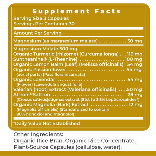 Premier Research Labs Premier Research Labs Tranquinol  90 Plant-Source Capsules 1