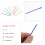 Hairpins Assorted Colors 100 pcs 5