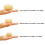 Hair Donut Bun Maker Set Coffee Color 3-Piece 4
