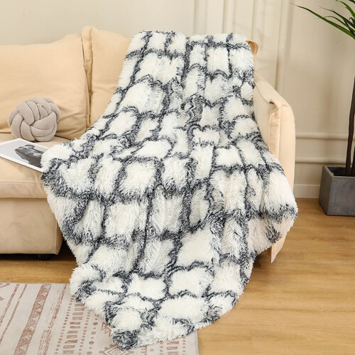 Ultra Soft Plush Throw Blanket for Couch Sofa Bed