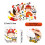 Grobro7 Fire Fighter Stickers Wall Book Pencil Case Decor 6 6
