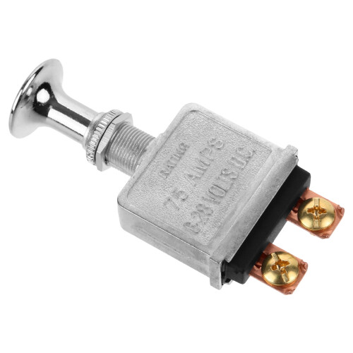 Tractor Push Pull Switch Heavy Duty Starter Control Silver 2