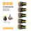 5pcs 10K OHM 3 Terminal Linear Taper Rotary Audio Type B Potentiometre 2