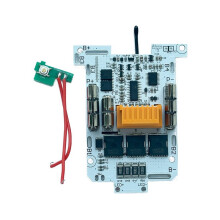 Protection Board for 18650 Battery Pack 9A Fast Charge Board with Temperature Control LED Indicator Button Board