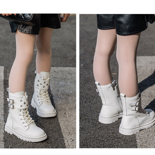 Children's British-style side-zip short boots 1