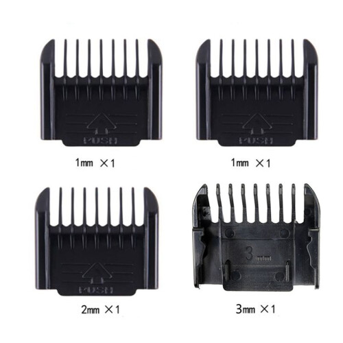 Electric Clipper Accessories,16Pcs Cut Clipper Limit Comb Guide Attachment Size Barber Replacement(1mm,1mm,2mm,3mm) 2