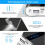 Portable Charger 12000mAh Dual USB 3.1A 4