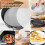 White Pre-cut Round Parchment Paper Circles 7.8 inch 100 pcs 7