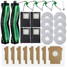 Für 415X/ 415 Combo/515 Combo: 2 Rollenbürsten, 4 Seitenbürsten, 4 Filter, 8 Wischmop-Tücher, 8 Staubsäcke