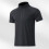 (Black,M)Polo Uomo Donna Seta Ghiaccio Elasticizzata Raffreddamento Tshirt per Jogging e Sport 1
