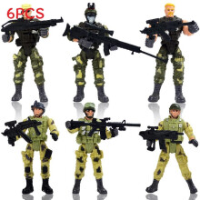 (Style B) 6 Special Pieces Forces Army Men Figures Toys Army Men Set For Children Boy