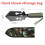 (Black Green)Backpacking Shovel Multi Purpose Hand Shovels For Digging Survival Multitool Tool 1