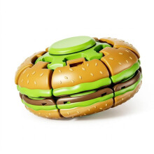 Anxiety Hamburger Theme Relief Toy Gyroscope Fingertip Rotating Stress Ball Relieving