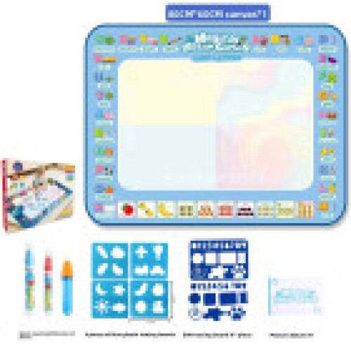 (Fruit Letters)Magic Watercolor Canvas Toy Reusable With Large Surface For Artistic Creativity And Fun Learning