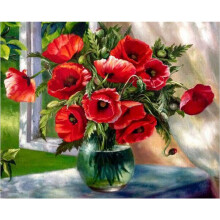 (Color16) Oil Diy Painting Paint By Numbers Digital Hand Painted Paintings Gift Decoration