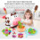 Rainbow Colour Plasticine Set Bundle 19 Pcs Accessories Noodle Toys Cutters 1
