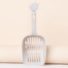 (Gray,259.5cm)Highquality Cat Scooper With Thickened Plastic Mesh Pet Waste Cleaning Tool