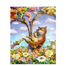 (Color10) Oil Diy Painting Paint By Numbers Digital Hand Painted Paintings Gift Decoration