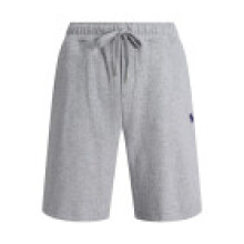 (Gray Black,L)Pantalones cortos de verano de algodón con frente plano para hombre con detalles de insignia para uso activo estilo de vida