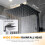 Black Bathroom Shower Mixer Bar Modern 3-Function Anti-Calc System Overhead Rainfall Shower 5