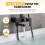 Black Bathroom Shower Mixer Bar Modern 3-Function Anti-Calc System Overhead Rainfall Shower 6