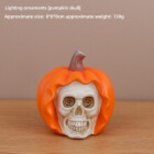 (Orange) Light Ghost Night Resin Art Celebration Decor And Gift Parties For Children