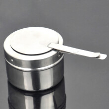 Canned Heater Holder Silver 2 pcs 6.5 x 3.5 x 2.5 in