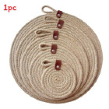 (Jute Ear Loop,30CM)Thickened Coasters With Waterproof Finish For Living Room And Hospitality Settings