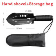 (Black )Backpacking Shovel Multi Purpose Hand Shovels For Digging Survival Multitool Tool