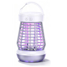 (White)Rechargeable Portable Mosquito Trap With Uv Light For Outdoor Use Environments