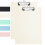 Plastic Clipboard A4 Size 12 x 8.85 Inch White 2Pack 1