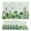 Butterfly Daisy Four-Leaf Clover Placemats 6 pcs 11.8 x 1