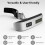 Digital Luggage Scale 110 lb Portable with Backlit LCD 4 4