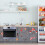 Refrigerator Stickers Waterproof PVC Christmas Wall Decals 7