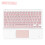 10-inch Wireless Bluetooth Spanish Keyboard for Android iOS 1